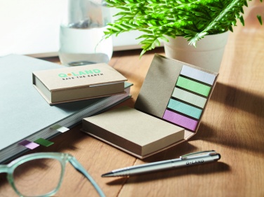 Logo trade advertising products image of: Recycled memo pad set