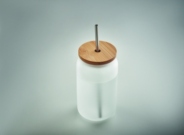 Logo trade corporate gifts picture of: Sublimation mason jar 400 ml