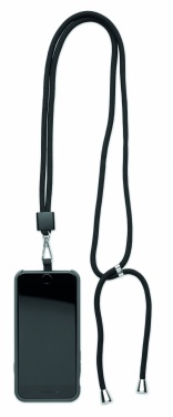 Logo trade promotional merchandise image of: RPET Phone holder lanyard
