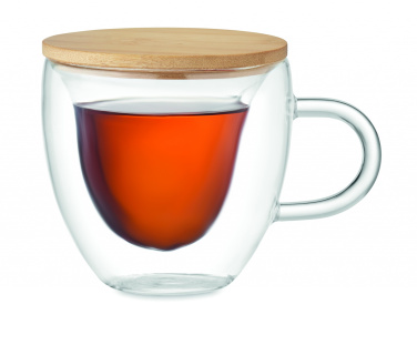 Logo trade advertising product photo of: Double wall borosilicate glass