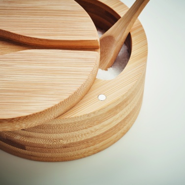 Logotrade corporate gift image of: Salt and pepper bamboo box