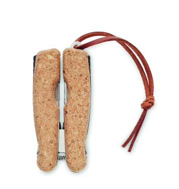 Logotrade promotional items photo of: Multi tool pocket knife cork
