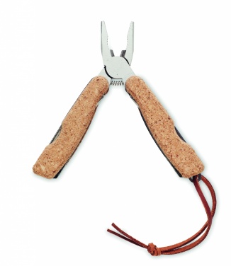 Logo trade promotional merchandise photo of: Multi tool pocket knife cork