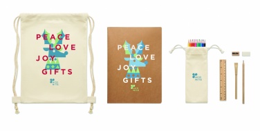 Logotrade promotional items photo of: Kids drawing set in drawstring