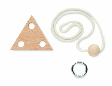 Logotrade corporate gifts photo of: Wooden brain teaser triangle