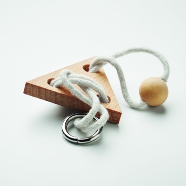 Logotrade promotional merchandise photo of: Wooden brain teaser triangle