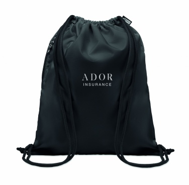 Logotrade business gifts photo of: Large drawstring bag 300D RPET