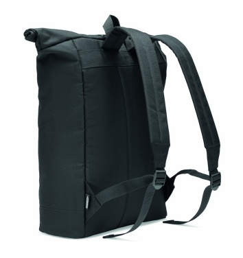 Logotrade promotional item picture of: 600D RPET rolltop backpack