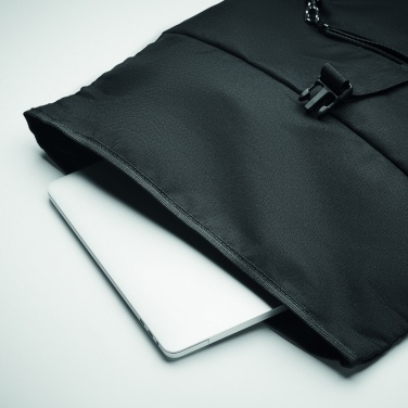 Logotrade promotional item picture of: 600D RPET rolltop backpack