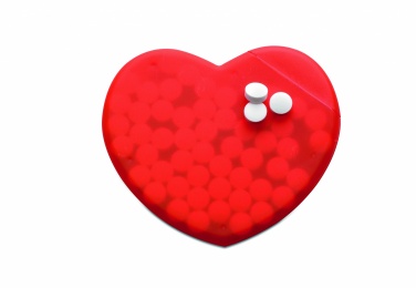 Logotrade promotional products photo of: Heart shape peppermint box