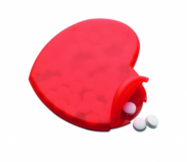 Logo trade promotional merchandise image of: Heart shape peppermint box