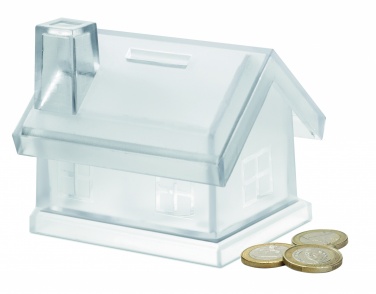 Logotrade promotional gifts photo of: Plastic house coin bank