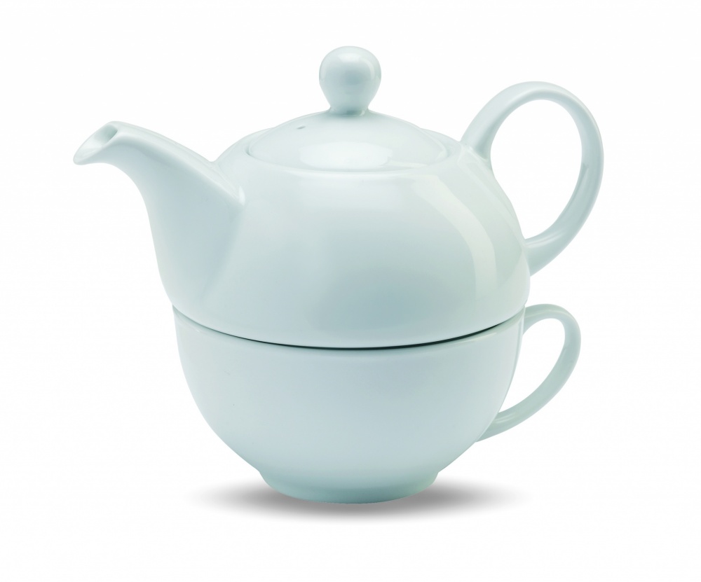 Logo trade promotional giveaways image of: Teapot and cup set 400 ml