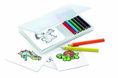Logotrade promotional gift picture of: Wooden pencil colouring set