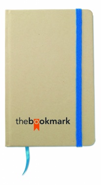 Logo trade promotional merchandise photo of: A6 recycled notebook 96 plain