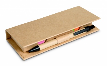 Logotrade business gifts photo of: Sticky memo set recycked w/pen