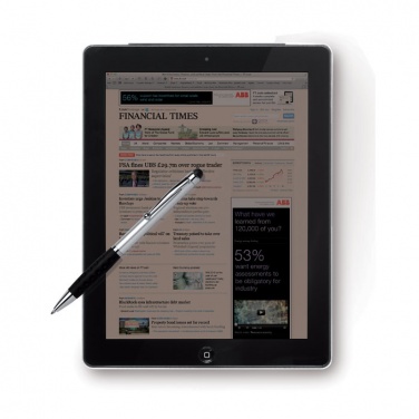 Logo trade business gift photo of: Twist and touch ball pen