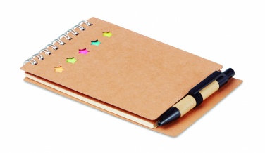 Logotrade promotional item picture of: Notepad with pen and memo pad