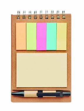Logotrade promotional item image of: Notepad with pen and memo pad