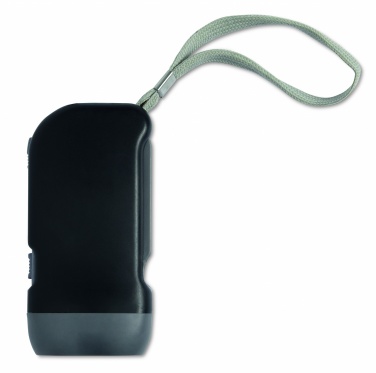 Logo trade promotional gifts image of: 2 LED dynamo torch