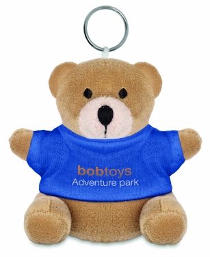 Logo trade promotional items image of: Teddy bear key ring FINLAND