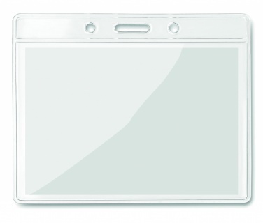 Logo trade promotional product photo of: Transparent badge 10cmx8cm