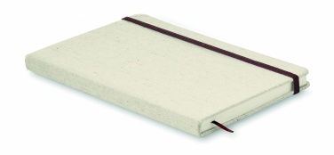 Logo trade promotional giveaways image of: A5 canvas notebook