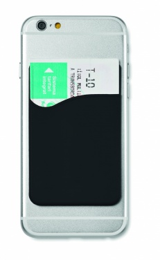 Logo trade advertising product photo of: Silicone cardholder