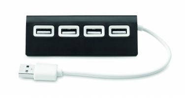 Logo trade promotional giveaways picture of: 4 port USB hub