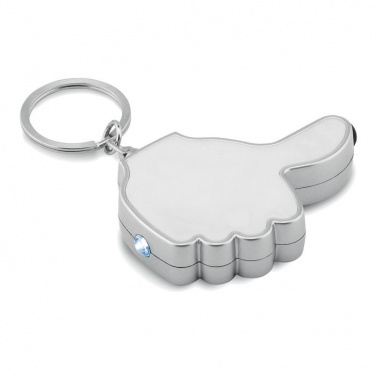 Logotrade promotional merchandise photo of: Thumbs up led light w/key ring Valmiera