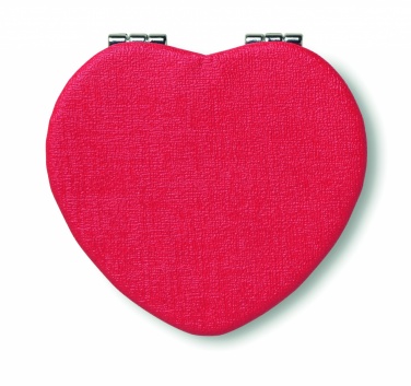 Logo trade promotional gifts image of: Heart PU mirror