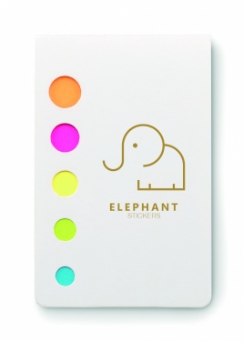 Logo trade promotional items image of: Page markers pad