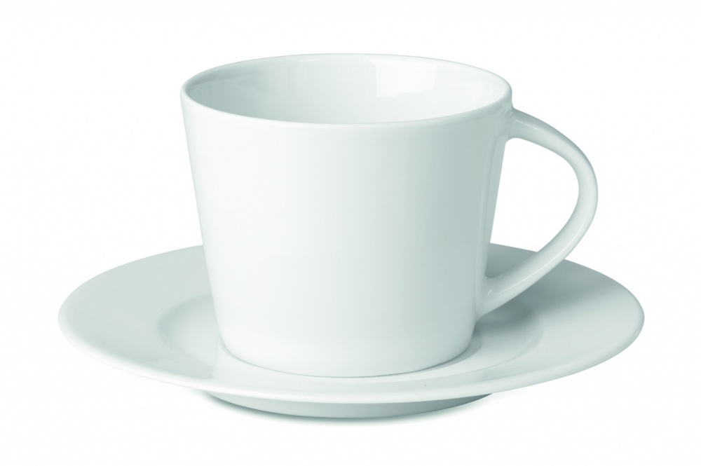 Logotrade business gift image of: Cappuccino cup and saucer