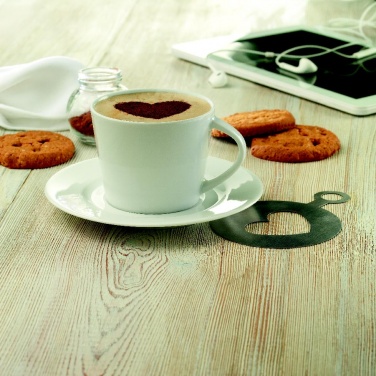 Logo trade advertising products picture of: Cappuccino cup and saucer