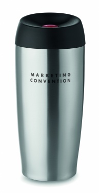 Logo trade corporate gifts image of: Double wall travel cup 350 ml