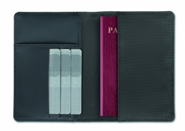 Logo trade promotional products image of: 2 Tone passport holder