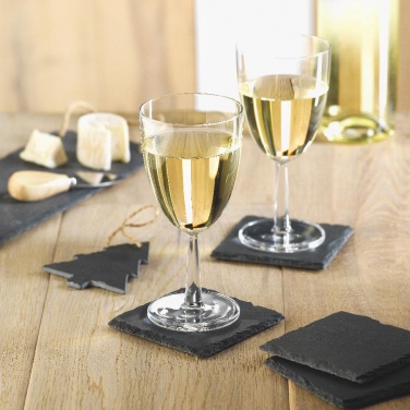 Logotrade promotional giveaway image of: Slate coasters with EVA bottom