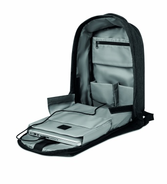 Logo trade corporate gift photo of: 2 tone backpack incl USB plug