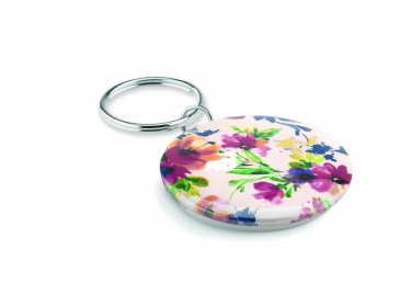 Logo trade promotional giveaway photo of: Small pin button key ring Tukums