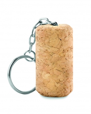 Logo trade advertising products image of: Wine cork key ring Sigulda