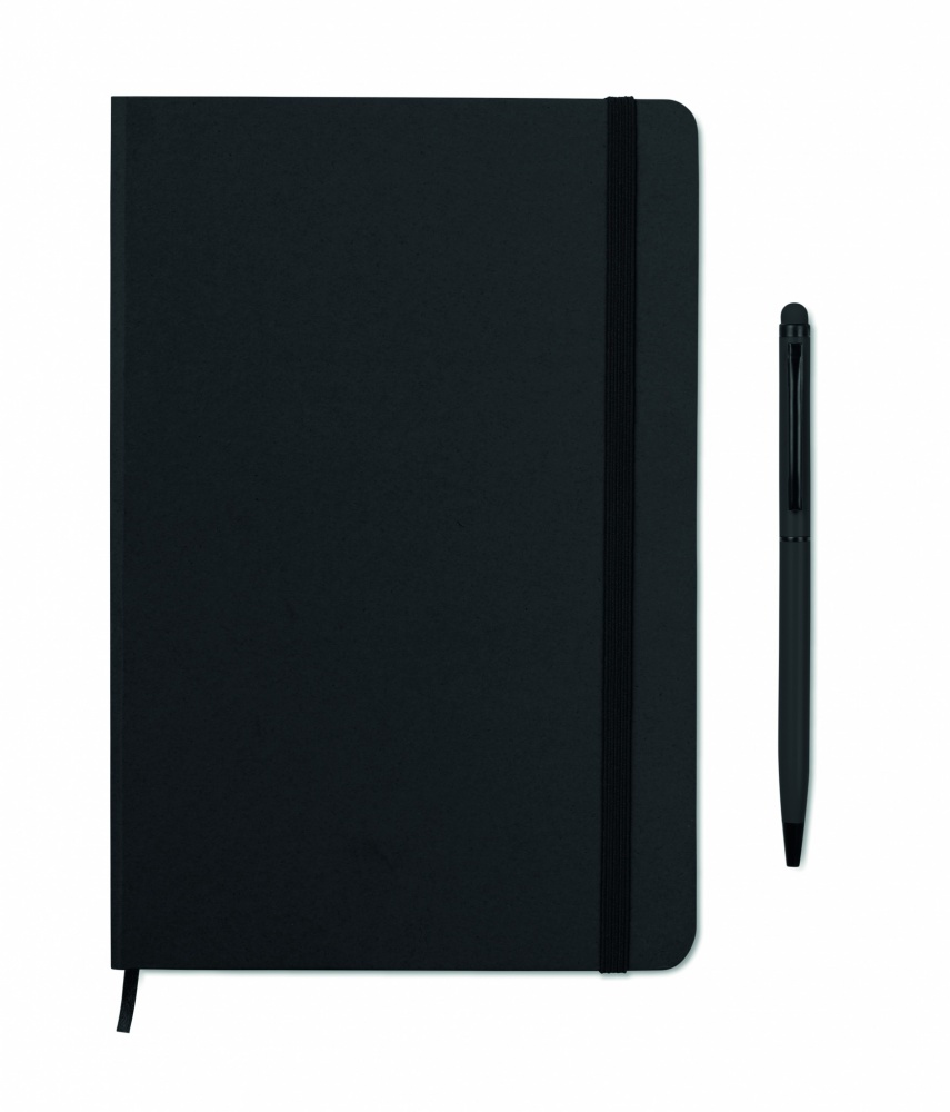 Logotrade promotional product image of: A5 notebook w/stylus 72 lined