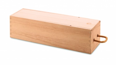 Logo trade promotional gifts image of: Wooden wine box