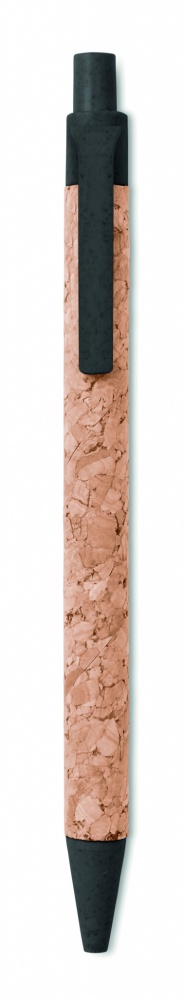 Logo trade promotional product photo of: Cork/ Wheat Straw/ABS ball pen