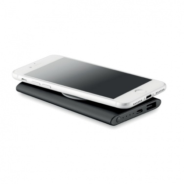 Logo trade promotional gift photo of: Wireless Power bank 4000mAh