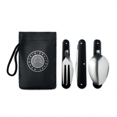 Logo trade promotional items image of: 3-piece camping utensils set