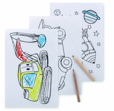 Logotrade promotional gift picture of: Colouring set with 6 pencils