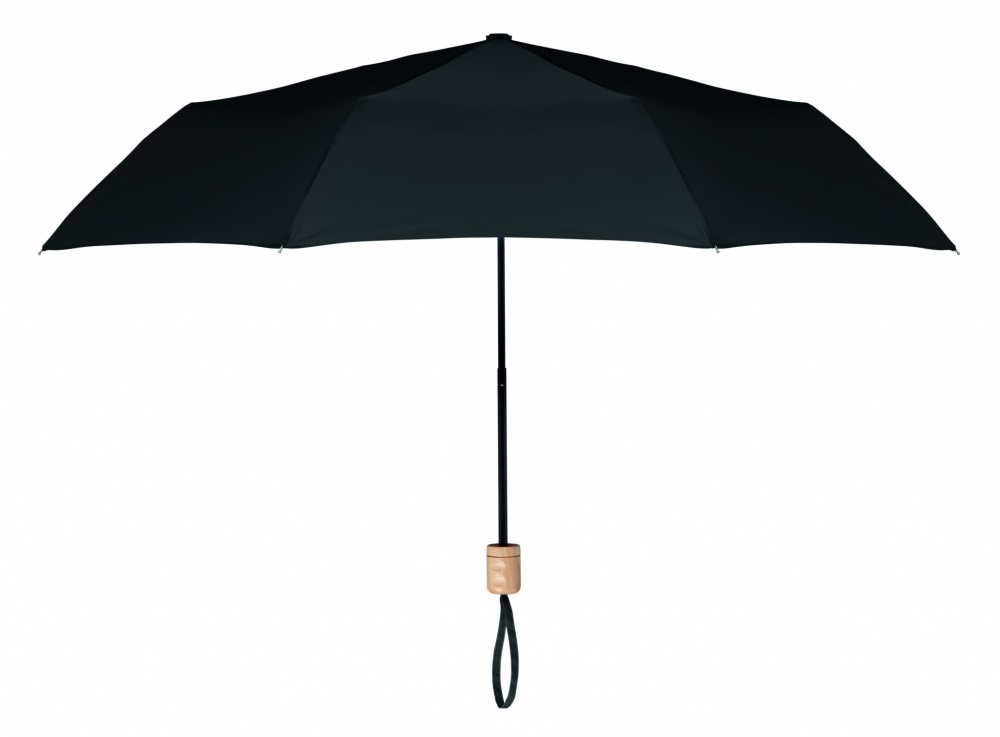 Logo trade promotional gift photo of: 21 inch RPET foldable umbrella