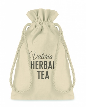 Logo trade promotional products picture of: Small Cotton draw cord bag