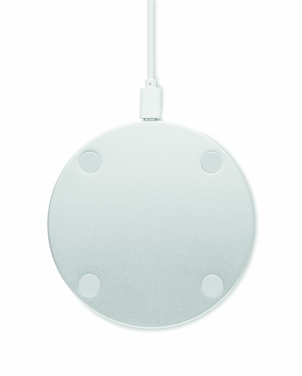 Logo trade promotional merchandise image of: Bamboo wireless charger 10W DESPAD