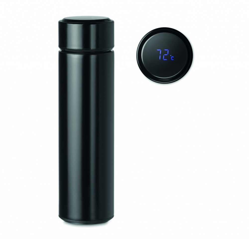 Logotrade promotional product image of: Bottle with touch thermometer
